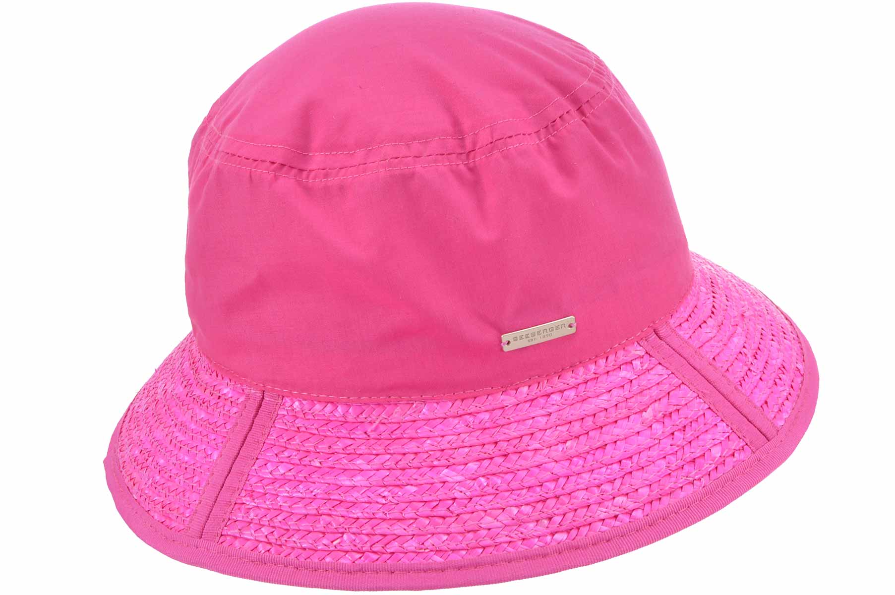 SEEBERGER Damen Stroh Hut kaufen SEEBERGER Fischerhut HATS mit online bei »Strohborte Stoffkopf 55139-0«
